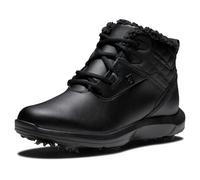 FootJoy Womens Stormwalker Waterproof Spiked Golf Boots, Female, Black, 5, Wide | American Golf