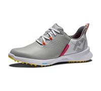 FootJoy Women's FJ Fuel Golf Shoe, Grey/White/Yellow, 7