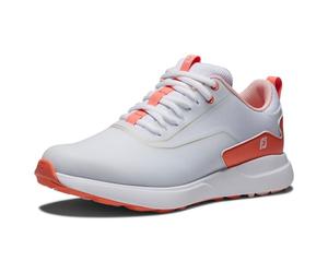 FootJoy Women's FJ Performa, White/White/Coral, 5.5 UK Wide