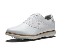 FootJoy Women's FJ Traditions Golf Shoes, White, 4.5 UK
