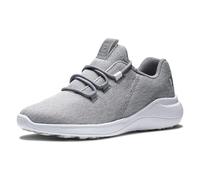 FootJoy Women's Flex Coastal Golf Shoe, Silver/White, 6 Wide