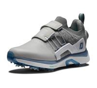 FootJoy Women's Hyperflex BOA Golf Shoe, Grey/White/Blue, 8 UK