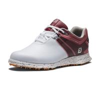 FootJoy Womens Pro SL Sport Waterproof Spikeless Golf Shoes, 4 | American Golf White/Black/Burgundy 4