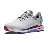 FootJoy Women's Pro/SLX Golf Shoe White/Silver/Multi, 4 UK Wide
