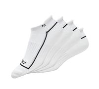 FootJoy Women's Prodry Roll Tab Golf Socks, White, 6-9 (Pack of 2)