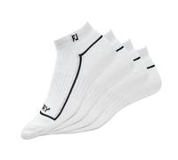 FootJoy Women's Prodry Sportlet Golf Socks, White, 6-9 (Pack of 2)