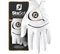 FootJoy Women's StaSof Golf Glove, White, Small, Worn on Right Hand