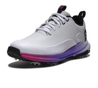 FootJoy Women's Tour Rival Golf Shoe, White/Silver/Pink, 8 UK Wide