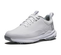 FootJoy Women's Tour Rival Golf Shoe, White/White/Grey, 4.5 UK Medium
