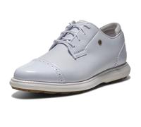 FootJoy Womens Traditions Spikeless Cap Toe, Frosty White, 10