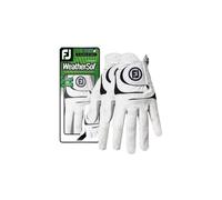 FootJoy Womens Weathersof LLH White 2 Pack Gloves - L Size: Large, Dex