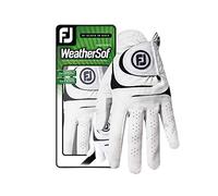 FootJoy Women's WeatherSof Prior Generation Golf Glove, White Large, Worn on Left Hand