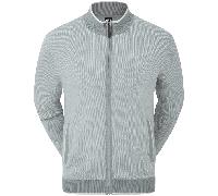 FOOTJOY WOOL BLEND LINED FULL ZIP PULLOVER 88839 - GREY