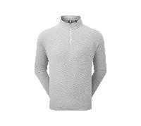 FootJoy Wordmark Chill-Out Midlayer - Grey/White - M Size: Medium