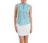 Footjoy Zip Front Printed Tank Womens Large