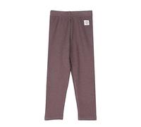 Footless Tights for Girls Toddler Kids Baby Girls Cotton Thick Fleece Lined Warm Leggings Knitted Stretchy Basic Ankle Pants Stockings for Winter Girls (Coffee, 3-4 Years)