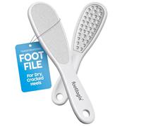 Footlogix Double Sided Foot File with Rubberised Handle by Footlogix. Professional Grade Foot Filer for At Home Use. with Coarse Side for Hard Skin and Calluses and A Fine Side for Smoothing.