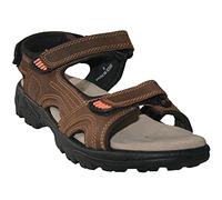 footloose.shoes Northwest Territory Men’s Genuine Leather Open Toe Touch Close Casual Summer Holiday Sandals Sizes 7-12 (Tan, 9 UK, numeric_9)