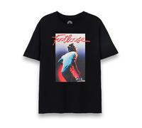 Footloose T-Shirt for Women | Ladies Dancing Music Ren Character Retro Top | Short Sleeve Black Clothing | Movie Merchandise