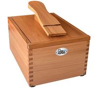 FootMatters Shoe Shine Valet Box - Hardwood Boot & Shoe Care - Polish Kit
