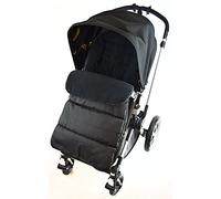 Footmuff/Cosy Toes Compatible with Bugaboo Pushchair Black Jack