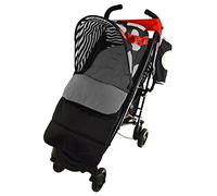 Footmuff/Cosy Toes Compatible with OBaby Tiny Tatty Teddy Pushchair Dolphin Grey