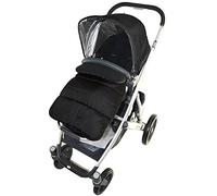 Footmuff/Cosy Toes Compatible with Phil & Teds Verve Pushchair Black Jack