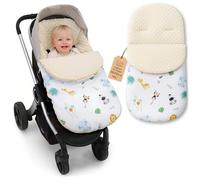 Footmuff Pushchair and Buggy for Winter 90x45 cm - Winter Footmuff Warm Liner Swaddle Blanket Baby Accessory Warm Minky Safari