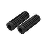 FootPeg 12mm Diameter Rubber Nonslip Footrest Pedal Foot Peg Cover Shell Black For Motorcycle