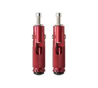 Footpeg Block Motorcycle Footpegs Aluminum Motorbike Universal Folding Footrests Foot Pegs Rear Foot Pedals For ATV Pit Bikes Scooter(Red)