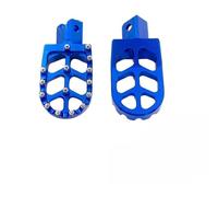 Footpeg Block Motorcycle Off-Road Pedal Poses Feet Pit Bike FootRest Footpegs Foot Pegs Pedals For CR For CRFf 125 250 500 230 450R(BLUE)