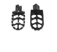 Footpeg Block Motorcycle Off-Road Pedal Poses Feet Pit Bike FootRest Footpegs Foot Pegs Pedals For CR For CRFf 125 250 500 230 450R(BLACK)