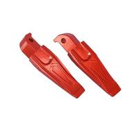 Footpeg Block Motorcycle Rear Foot Pegs Rests Passenger Footrests For TMAX 530 500 For TMAX530 DX SX 2012-2019 For TMAX500 For XP500 2004-2011(Red1)