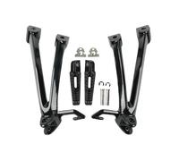 Footpeg Block Motorcycle Rear Passenger Footrest Foot Pegs For GSXR For GSX-R 600 750 For K6 For K7 2006-2007(Black)