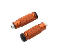Footpeg Block Motorcycle Rearset Footrests Foot Rest Foot Pegs Pedal For YZF R1 R6 R3 R25 R125 For MT07 For MT09 For FZ07 For FZ09 For MT10(Orange)