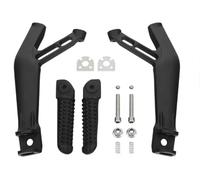 FootPeg Bracket For Yamaha YZF R6 R1 R1S R1M R7 2015 2016-2025 Motorcycle Rear Passenger Motorcycle Foot Pegs(Sand Black)