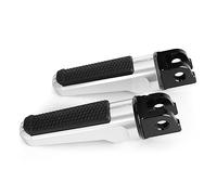 Footpeg Compatible with BMW For R NINE T For NINET For Racer 2017-2019 For s1000R s1000RR For s1000 R For RR 2014-2019 Motorcycle CNC Front Footrest Foot Pegs Pedals(Silver)
