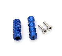 Footpeg Compatible with KAWASAKI Compatible with Ninja ZX6R ZX636 ZZR600 ZX9R ZX10R ZX14R Z125 For Pro Z750 Motorcycle CNC Small Footrest Foot Pegs Footrest Pegs Pedals(Blue)