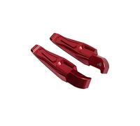 Footpeg Compatible with Yamaha XMAX 300 X-MAX 250 125 400 XMAX300 Motorcycle Rear Passenger Footrest Foot Rest Pegs Pedals Footpegs Part(Red)