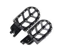 Footpeg Motorcycle Foot Rests For KAWASAKI KX250F 2006-2018 2017 2016 2015 2014 2013 2012 2011 2010 2009 Footrest Footpegs Pegs Pedals(Black- Silver)