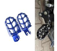 Footpeg Motorcycle Footpegs For SUZUKI DR-Z 400E 2000-2007 2006 2005 2004 2003 2002 2001 Replacement Footpeg Accessories Foot Rest Peg(Blue)
