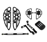 Footpeg Motorcycle For Touring FL Motorcycle Front Floorboard Rear Passenger Footrest(Floorboard Set)