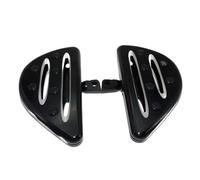 Footpeg part For Harley Sportster XL 883 XL883 1200 For Touring For Road Glide For Dyna Motorcycle CNC Rear Passenger Footpeg Floorboards Foot Pegs Black/Chrome(Black- Silver)
