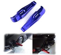 Footpeg part For Y-AMAHA Tmax Tech Max TMAX 560 2019-2021 2020 Rear Passenger Foot Peg Footrests Footpeg Pedal(Blue)