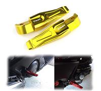 Footpeg part For Y-AMAHA Tmax Tech Max TMAX 560 2019-2021 2020 Rear Passenger Foot Peg Footrests Footpeg Pedal(Gold)