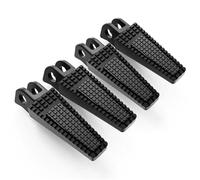 Footpeg part Motorcycle Front Rear Footrests Foot Pegs Rests Pedals For Y-AMAHA YZF-R1 2000-2009 2010 2011 YZF-R6 2003-2017 2018 2019 2020(Black- Silver)