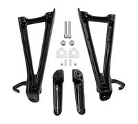 Footpegs Compatible With For YZF-R6 2006 2007 2008 2009 2010 2011 2012 2013 2014 2015 2016 Motorcycle Rear Passenger Footrest Foot Pegs Bracket Set