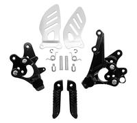 Footpegs Compatible With Suzuki For GSXR 600 750 2011 2012 2013 2014 2015 2016 2017 2018 Motorcycle Front Rider Foot Pegs Footrest Bracket Upgrade Parts