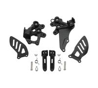 footpegs Compatible With Suzuki For GSXR600 For GSXR750 2006 2007 2008 2009 2010 Front Rider Footrests Foot Pegs Bracket Motorcycle Driver Pedal Accessories