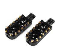 Footpegs Foot Pegs Pedals For Softail 2018-2024 Street Bob Low Rider S Slim Fat Boy Sport Glide Front Rear Motorcycle Foot Pegs MX Footrest(Gloden Rear)